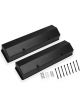 Proflow Valve Covers Tall Fabricated Aluminum Black Powdercoat Chev