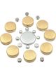 Proflow Freeze Welsh plugs Brass Chevy Small Block 400 Kit