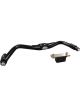 QA1 Transmission Crossmember SBC or LS Engine Swap Steel Black Powdercoa