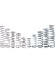 QA1 Coil-Over Spring 300 lbs./in. Rate 9 in. Length 2.5 in. Diameter Sil