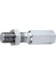 QA1 Linkage Rod End Adjuster Steel 7/16-20 Male Thread LH 7/16-20 Female