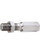 QA1 Linkage Rod End Adjuster Steel 1/2-20 Male Thread LH 1/2-20 Female T