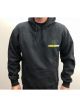 Racepak Hoodie Jumper Orange County Palm Tree Black Men's 3XL
