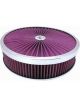 RPC 14in. X 3in. in. SUPER FLOWin. AIR CLEANER KIT-(CHROME)