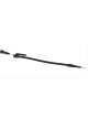RPC Engine Dipstick Braided Stainless/Black Black Finish Handle Chevro…