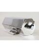 RPC Alum 3X5 Overflow Tank W/Bracket -Polished
