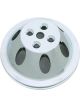 RPC Satin Alum BB Chevy Double Groove Swp Pulley
