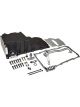 RTS Oil Pan LS Engine Swap Cast Aluminium Black 6 lt Capacity 3.60 in.