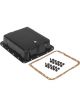 RTS Transmission Pan Deep Steel Finned Black Powdercoat GM 700R4 4L60 4L