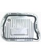 RTS Transmission Pan Deep Steel Finned Chrome For Chrysler Torqueflite