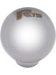 RTS Shift Knob Round Aluminium Satin RTS Logo Automatic Manual Transmiss