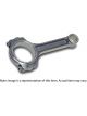 Scat Connecting Rods 4340 I-Beam Stock Replacement Chevy 6 in. Length 2