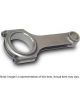 Scat Connecting Rods 4340 H-Beam Pro Sport For Toyota 5.59 in. Length