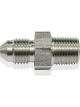 Aeroflow Stainless Steel NPT Male to AN Fitting 1/8