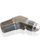 Aeroflow Stainless Steel 45 Degree 1/8