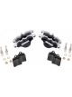 Strange Carbon Single 1 3/4 in. Piston Caliper Slider Assembly & Pads Fo