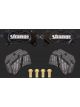 Strange 4 Pist (B5042) Carbon Caliper Kit With Slotted Pads Pair