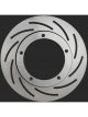 Strange Brake Rotor (Single) Rear Slotted Forged Steel Passenger Side
