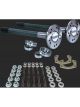 Strange Pro Race Axles Retainer Plates Bearings & 5/8 in. Stud Kit