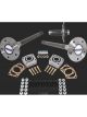 Strange GM Pro Race Axles C-Clip Elim. Kit 5 8 in. Stud Kit & Spool