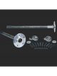 Strange Ford 28 Or 31 Spline Alloy Axles Bearings & 1/2 in. Stud Kit
