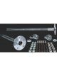 Strange Ford 28 Or 31 Spline Alloy Axles Bearings & 5/8 in. Stud Kit