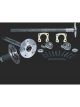 Strange 35 Spline Alloy Axles Retainer Plates Bearings 1/2 in. Stud Kit