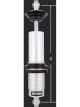 Strange Coilover Kit Double Adjustable Aluminum 22.40 in. Extended 14.25