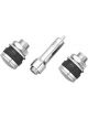 Street Pro Valve Stems Tyre Valves Flush Mount Bolt-on 7/16 in. Ste…