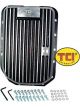 TCI Automotive Automatic Transmission Pan Deep Aluminum Black Wrinkled