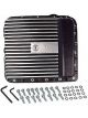 TCI Automotive Automatic Transmission Pan Deep Aluminum Black Wrinkled