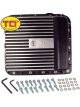 TCI Automotive Automatic Transmission Pan Deep Aluminum Black Wrinkled