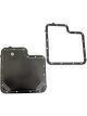 TCI Automotive Automatic Transmission Pan Stock Steel Black Ford C-6