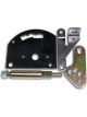 TCI Automotive Gate Plate Steel Black 2-Speed Forward Pattern GM Outlaw