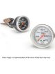 TCI Automotive Transmission Gauge Trans Temp Silver 2 5/8'