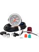 TCI Automotive Transmission Gauge Trans Temp Silver 2 1/16