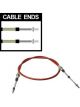 TCI Automotive Shifter Cable 12 ft. Length 2 in. Stroke Morse Style Thr