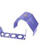 TCI Automotive Automatic Transmission Shield Case Aluminum Blue Powderc