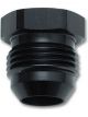 Vibrant Performance AN Flare Hex Head Plug; Size: -20AN Black Anodized