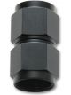 Vibrant Performance Female Straight Union Adapter; Size: -6AN x -8AN Black