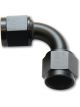 Vibrant Performance Female Union Adapter, 90; Size: -16AN Black Anodized