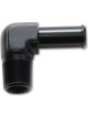 Vibrant Performance Male NPT to Hose Barb Adapter, 90; NPT 3/8