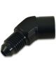 Vibrant Performance 45 Male AN to Female NPT Adapter AN Size: -3 NPT Size: 1/8