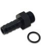 Vibrant Performance Male ORB to Hose Barb Adapter ORB Size: -6 Barb Size: 1/8