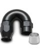Vibrant Performance 180 High Flow Hose End Fitting for PTFE Lined Hose, -4AN