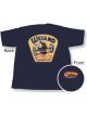 Weiand T-Shirt Hanes Beefy Weiand Cotton Navy Blue Men's Small