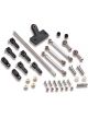 Weiand Throttle Linkage Kit Hi-Ram Dual Quad Side Mount Chevrolet Small B