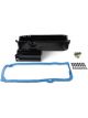 Weiand Oil Pan Wet Rear Sump 6.00 qts. Steel Black 7.25 in. Depth Pick