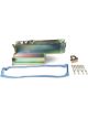 Weiand Oil Pan Wet Rear Sump 8.00 qts. Steel Zinc Iridited 8.25 in. De