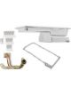 Weiand Oil Pan Aluminium Oil Pan kit (3/8 in. flange) 7QT GM LS1/2/6 &